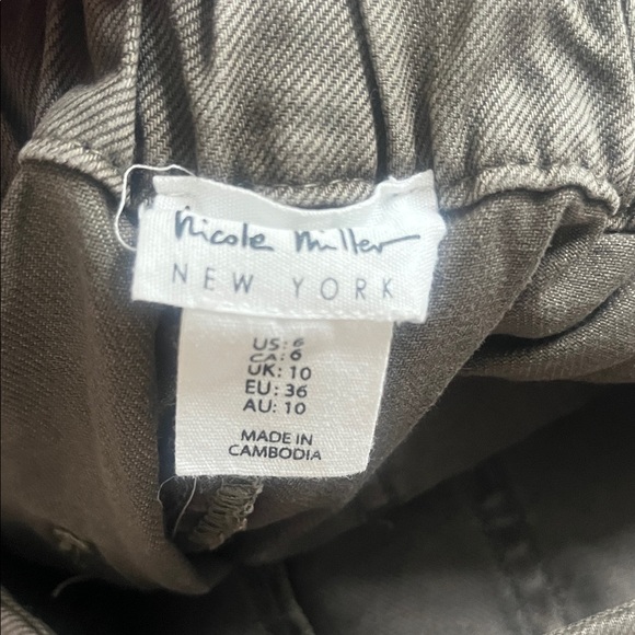 Wide Leg Olive Green Pants - Picture 4 of 4